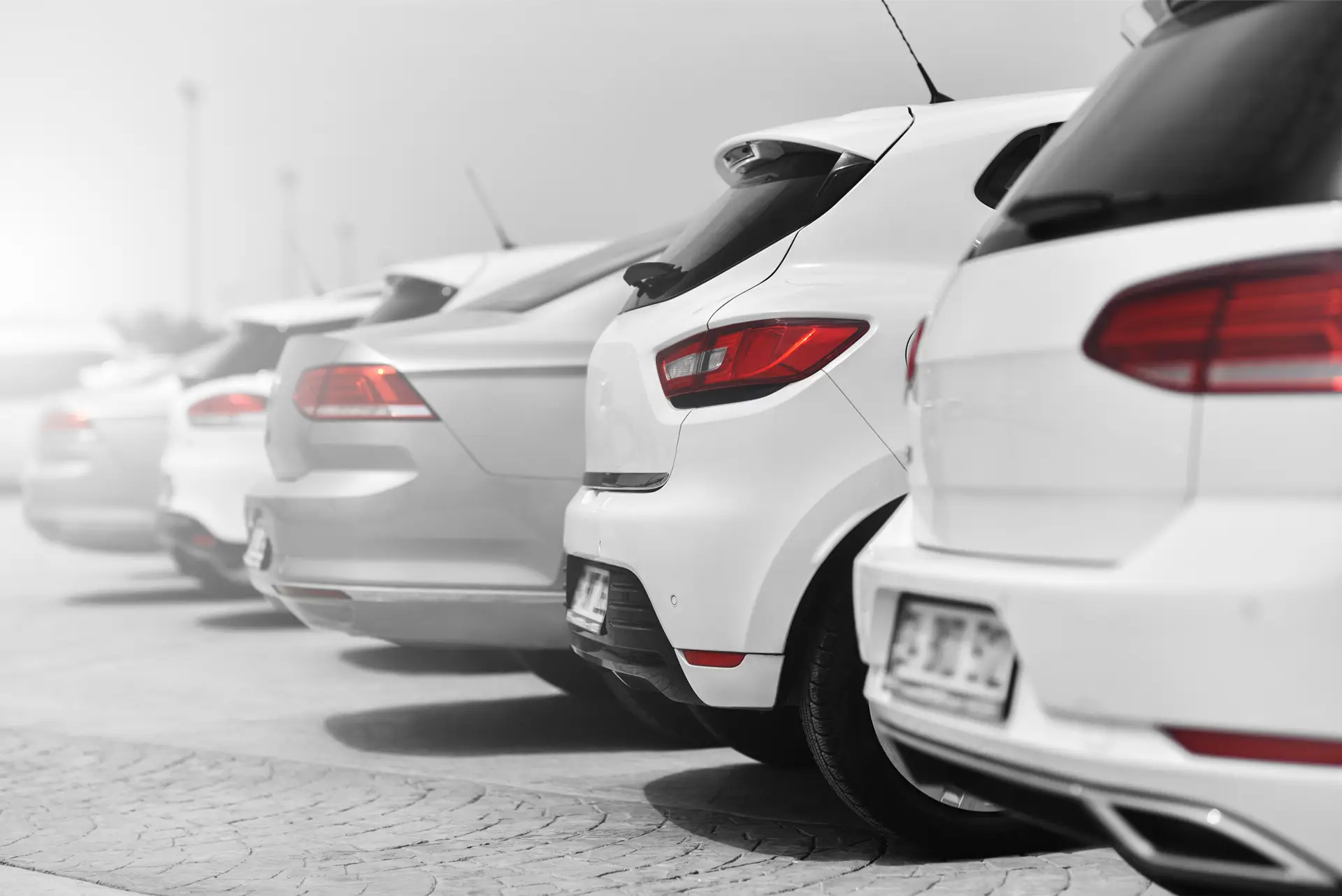 Lineup of Otto SUV, coupe, and convertible cars for subscription in Dubai October