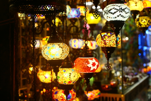 Al Seef night market lanterns