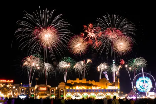 Global Village fireworks